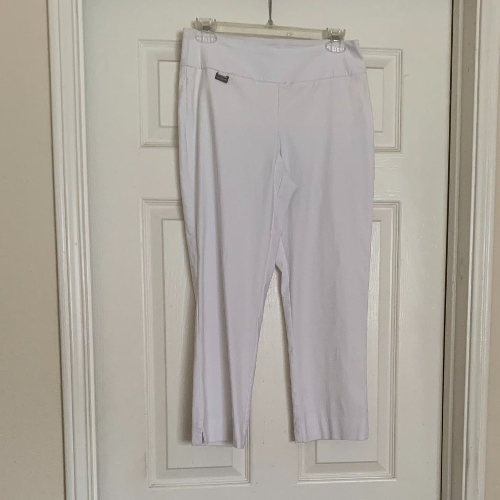 Peck&Peck Dressy pants capri. White. Size 4
